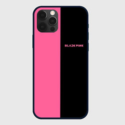 Чехол для iPhone 12 Pro Blackpink- двойной, цвет: 3D-черный