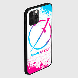 Чехол для iPhone 12 Pro Akame ga Kill neon gradient style, цвет: 3D-черный — фото 2