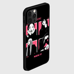 Чехол для iPhone 12 Pro Blackpink - Kick it, цвет: 3D-черный — фото 2