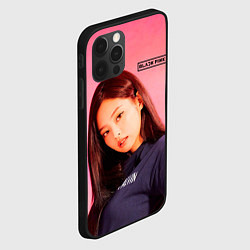 Чехол для iPhone 12 Pro Jennie Blackpink kpop, цвет: 3D-черный — фото 2