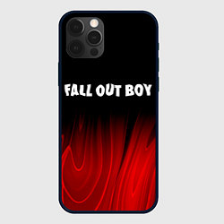 Чехол для iPhone 12 Pro Fall Out Boy red plasma, цвет: 3D-черный