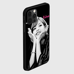 Чехол для iPhone 12 Pro Blackpink Lisa gesture of love, цвет: 3D-черный — фото 2