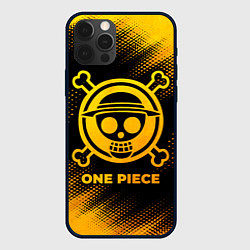 Чехол для iPhone 12 Pro One Piece - gold gradient, цвет: 3D-черный