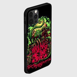 Чехол для iPhone 12 Pro Bring me the horizon dinosaurs, цвет: 3D-черный — фото 2