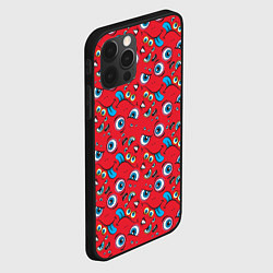 Чехол для iPhone 12 Pro Мультяшный кривляка, цвет: 3D-черный — фото 2