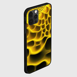 Чехол для iPhone 12 Pro Yellow background, цвет: 3D-черный — фото 2