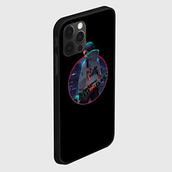 Чехол для iPhone 12 Pro Киберпанк Танджиро, цвет: 3D-черный — фото 2
