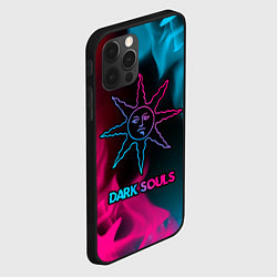 Чехол для iPhone 12 Pro Dark Souls - neon gradient, цвет: 3D-черный — фото 2