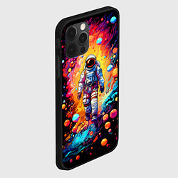 Чехол для iPhone 12 Pro Астронавт на прогулке, цвет: 3D-черный — фото 2