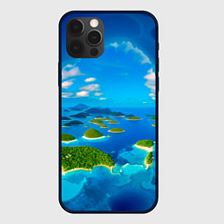 Чехол для iPhone 12 Pro Другой волшебный мир за ледяной стеной, цвет: 3D-черный