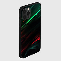 Чехол для iPhone 12 Pro Dark red and green, цвет: 3D-черный — фото 2