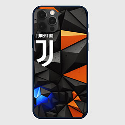 Чехол iPhone 12 Pro Juventus orange black style