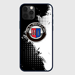 Чехол для iPhone 12 Pro Alpina - черно-белый, цвет: 3D-черный