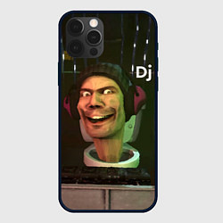 Чехол для iPhone 12 Pro Skibidi Toilet Dj, цвет: 3D-черный