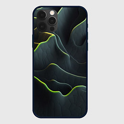 Чехол для iPhone 12 Pro Рельефная текстура, цвет: 3D-черный