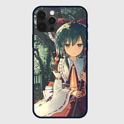 Чехол для iPhone 12 Pro Touhou Project Reimu Hakurei, цвет: 3D-черный