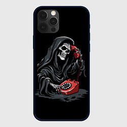 Чехол для iPhone 12 Pro Звонок смерти, цвет: 3D-черный