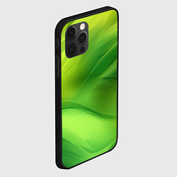 Чехол для iPhone 12 Pro Green lighting background, цвет: 3D-черный — фото 2