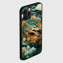 Чехол для iPhone 12 Pro Облачный дракон Irezumi, цвет: 3D-черный — фото 2