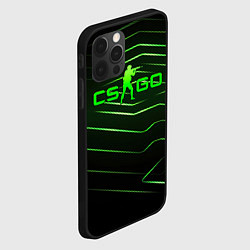 Чехол для iPhone 12 Pro CS GO dark green, цвет: 3D-черный — фото 2