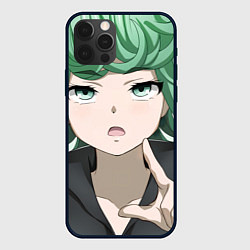 Чехол для iPhone 12 Pro One Punch Man Тацумаки, цвет: 3D-черный