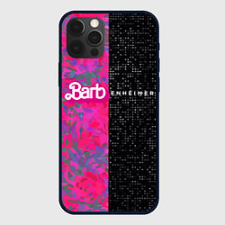 Чехол для iPhone 12 Pro Barbenheimer - meme, цвет: 3D-черный