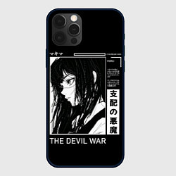 Чехол для iPhone 12 Pro Йор демон войны - Человек бензопила, цвет: 3D-черный
