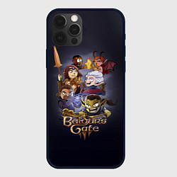 Чехол для iPhone 12 Pro Спутники Baldurs Gate 3, цвет: 3D-черный