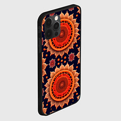 Чехол для iPhone 12 Pro Солнце в виде узора, цвет: 3D-черный — фото 2
