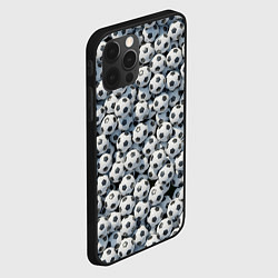 Чехол для iPhone 12 Pro Узор с мячиками, цвет: 3D-черный — фото 2