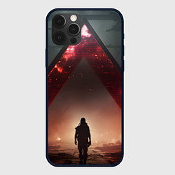 Чехол для iPhone 12 Pro Арка, цвет: 3D-черный