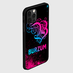 Чехол для iPhone 12 Pro Burzum - neon gradient, цвет: 3D-черный — фото 2