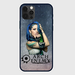 Чехол для iPhone 12 Pro Arch Enemy Alissa White-Gluz, цвет: 3D-черный