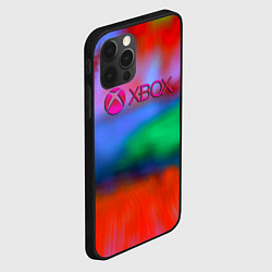 Чехол для iPhone 12 Pro Xbox game studio neon, цвет: 3D-черный — фото 2