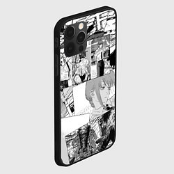 Чехол для iPhone 12 Pro Человек Бензопила манга, цвет: 3D-черный — фото 2