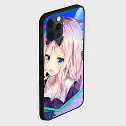 Чехол для iPhone 12 Pro Kaguya-sama wa Kokurasetai Чика Фудживара, цвет: 3D-черный — фото 2