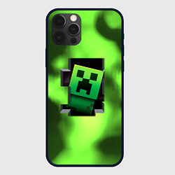 Чехол для iPhone 12 Pro Creeper acid, цвет: 3D-черный