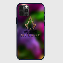 Чехол для iPhone 12 Pro Assassins Creed мираж, цвет: 3D-черный