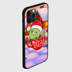 Чехол для iPhone 12 Pro Дракон в кружке 2024, цвет: 3D-черный — фото 2