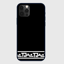 Чехол для iPhone 12 Pro Древние узоры, цвет: 3D-черный