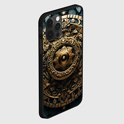 Чехол для iPhone 12 Pro Орнамент в кельтском стиле, цвет: 3D-черный — фото 2
