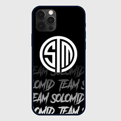 Чехол для iPhone 12 Pro TSM style, цвет: 3D-черный