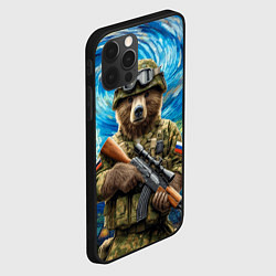 Чехол для iPhone 12 Pro Ночной снайпер бурый медведь, цвет: 3D-черный — фото 2