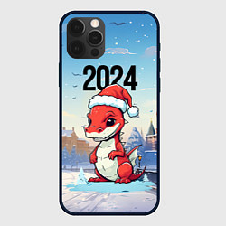 Чехол iPhone 12 Pro Новогодний дракон 2024