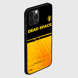 Чехол для iPhone 12 Pro Dead Space - gold gradient посередине, цвет: 3D-черный — фото 2