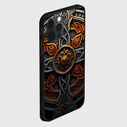 Чехол для iPhone 12 Pro Орнамент в викингском стиле, цвет: 3D-черный — фото 2
