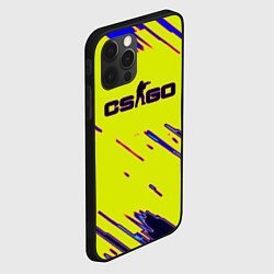 Чехол для iPhone 12 Pro Counter strike neon yellow, цвет: 3D-черный — фото 2