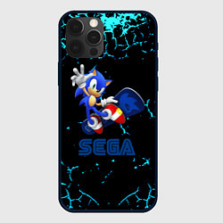 Чехол для iPhone 12 Pro Sonic sega game, цвет: 3D-черный