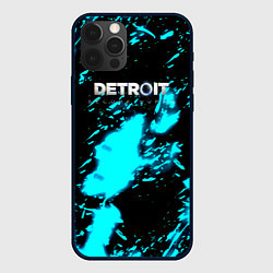 Чехол для iPhone 12 Pro Detroit become human кровь андроида, цвет: 3D-черный