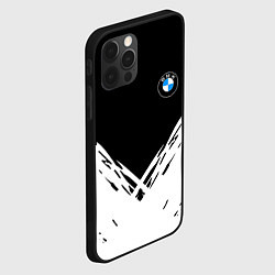 Чехол для iPhone 12 Pro BMW стильная геометрия спорт, цвет: 3D-черный — фото 2